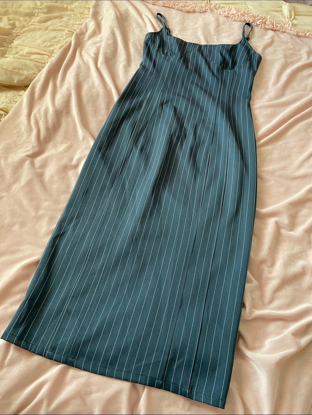 Fashion Nova Pinstripe Dress